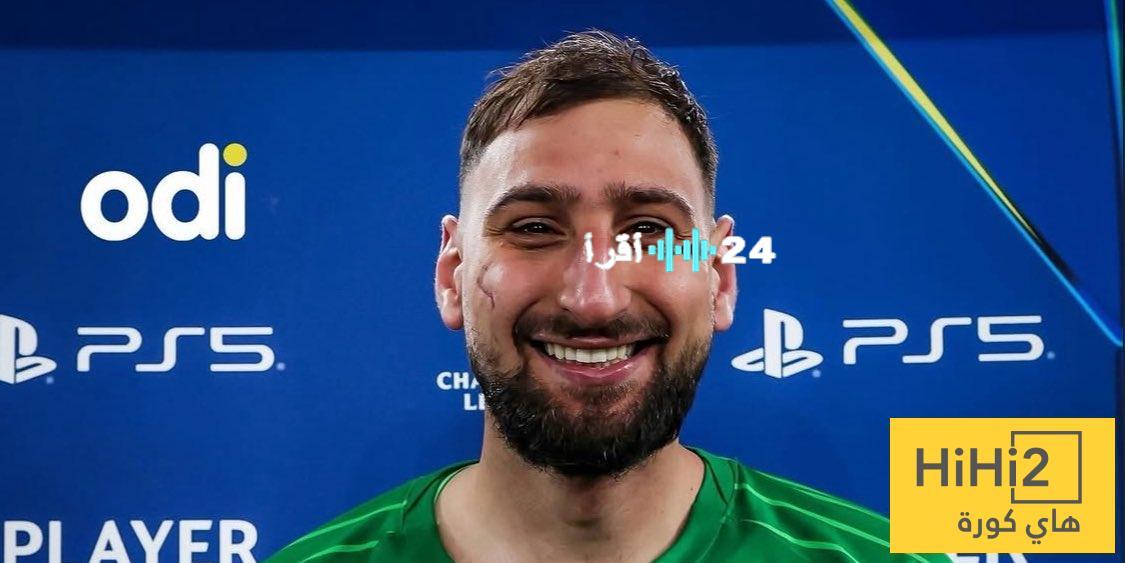 مانشستر سيتي يفكر في التعاقد مع دوناروما حارس مرمى ميلان السابق