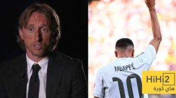 مودريتش يعلق على إمكانية حصول مبابي على القميص رقم 10