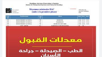 معدلات القبول في الجامعات الجزائرية لحاملي بكالوريا 2025 .. رابط التسجيل المباشر لجميع التخصصات