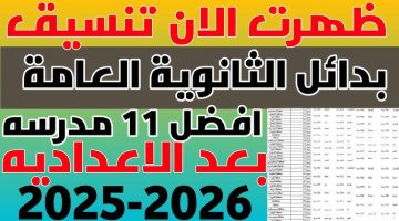 «مستقبلك بين يديك».. بدائل الثانوية العامة 2025/2026: فرص واعدة بعد الإعدادية في محافظات مصر