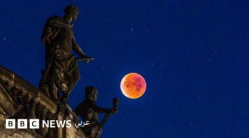 اكتمال القمر أهميته وتأثيره ولماذا يظهر باللون الأحمر أحيانا