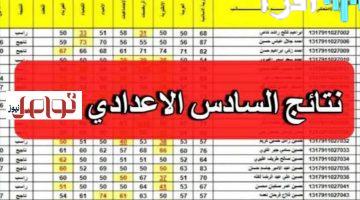 «ترقبوا».. نتائج السادس الإعدادي 2025 بالرقم الامتحاني متاحة عبر موقع نتائجنا بصيغة PDF