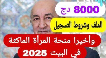 منحة دعم المرأة الماكثة في البيت بالجزائر 2025 فرصة ذهبية لتحقيق الاستقلال المالي بقيمة 800 دينار