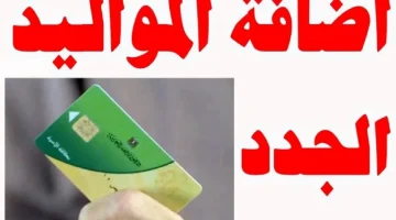 المستندات والخطوات والشروط المطلوبة لتسجيل المواليد على بطاقة التموين عبر الإنترنت 2025