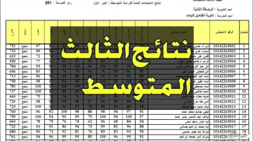 <p><strong>عاجل من العراق:</strong> نتائج الثالث متوسط 2025 الدور الثاني متاحة الآن.. هكذا تستعلم بالاسم والرقم الامتحاني</p>