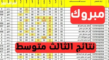 رابط نتائج الثالث متوسط 2025 الدور الثاني العراق PDF عبر موقع وزارة التربية