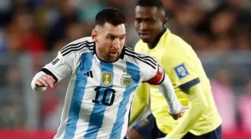 مباراة الأرجنتين ضد الإكوادور في تصفيات كأس العالم 2026.. موعد المباراة وتفاصيل غياب ميسي