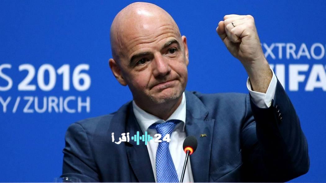 إنفانتينو رئيس الفيفا يحصل على الجنسية اللبنانية