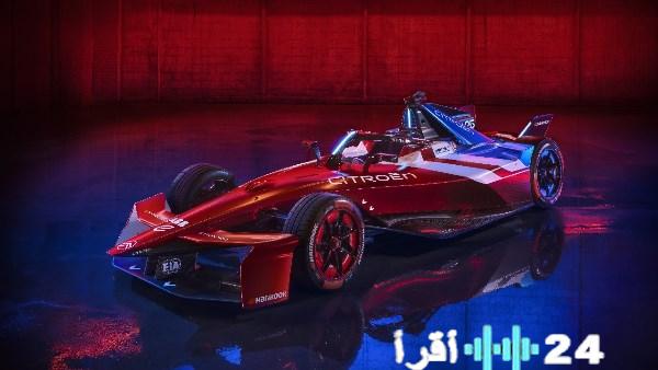 سيتروين تزيح الستار عن سيارة فورمولا إي أحادية المقعد بألوانها الرسمية