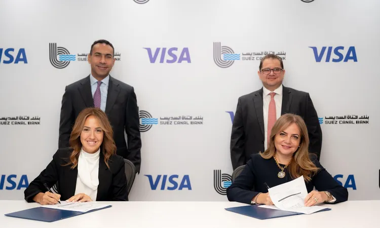 «تعاون رائد» بنك قناة السويس يبرم اتفاقية شراكة استراتيجية مع “فيزا” لتعزيز التحول الرقمي وحلول الدفع الحديثة