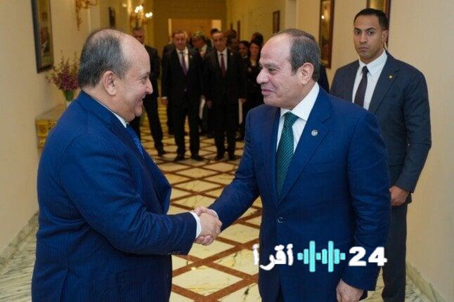 الرئيس السيسي يستقبل الوزير الأول الجزائري في زيارة رسمية مميزة