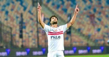 عمرو ناصر يسجل هدف التقدم للزمالك في مرمى كهرباء الإسماعيلية بكأس عاصمة مصر