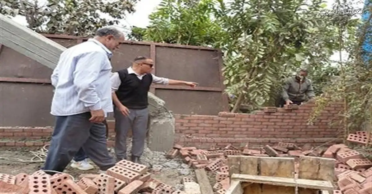 إزالة 145 حالة تعدٍ على الأراضي الزراعية خلال شهر