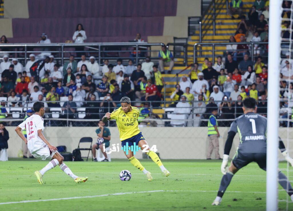 النصر يحقق فوزًا كبيرًا على الوحدة الإماراتي بأربعة أهداف في مباراة ودية بأبوظبي
