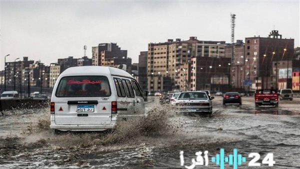 طقس متقلب في مصر مع هطول أمطار وانخفاض درجات الحرارة ومنافسة الرياح