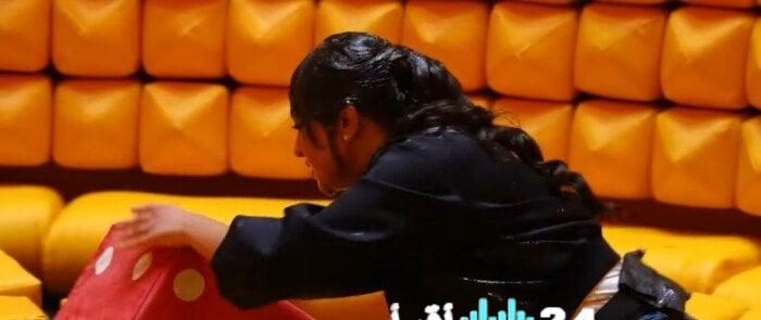 خيرية أبو لبن الفنانة السعودية ضحية الحلقة الثامنة والعشرين من برنامج رامز ليفل الوحش