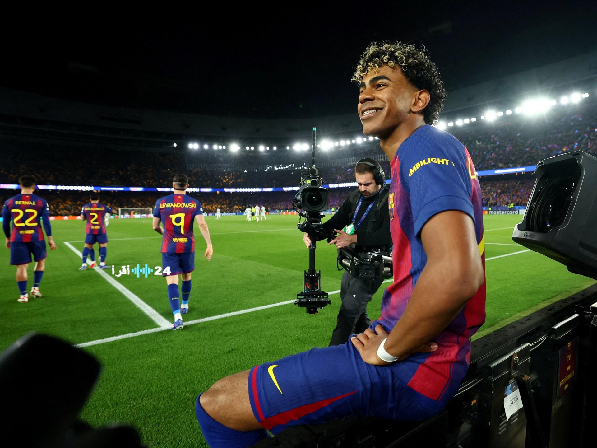 امين جمال يحقق فوزا تاريخيا بقيادة برشلونة على نيوكاسل ويطيح برقم مبابي في ليلة رياضية مميزة