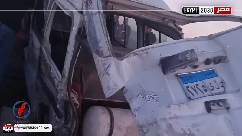 وفاة سيدة وإصابة أربعة أشخاص في تصادم بين سيارة ملاكي وربع نقل بالدقهلية