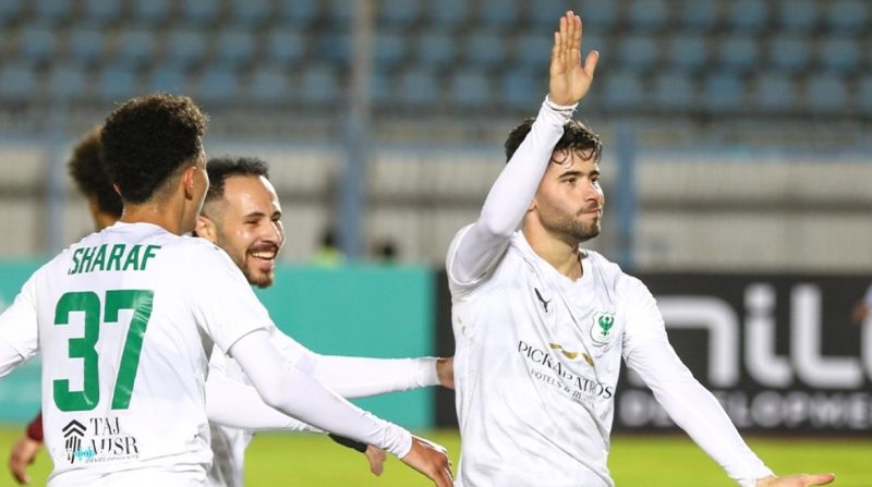 المصري يفتتح التسجيل أمام الزمالك في الدوري الممتاز