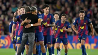 برشلونة يتحرك لضم بديل ليفاندوفسكي من عملاق إسباني