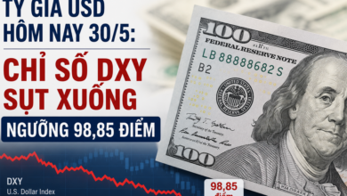 سعر صرف الدولار الأمريكي اليوم، 30 مايو: انخفض مؤشر الدولار الأمريكي (DXY) إلى 98.85 نقطة.