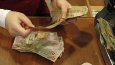 موعد صرف رواتب الموظفين والمتقاعدين لشهر أيار نهاية الأسبوع الجاري
صرف رواتب شهر أيار للموظفين والمتقاعدين بنهاية الأسبوع الحالي
رواتب الموظفين والمتقاعدين لشهر أيار تصرف نهاية الأسبوع الجاري