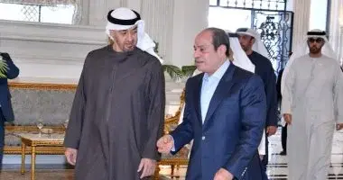 السيسي وبن زايد يبحثان تعزيز أمن المنطقة ومواجهة التهديدات الإيرانية