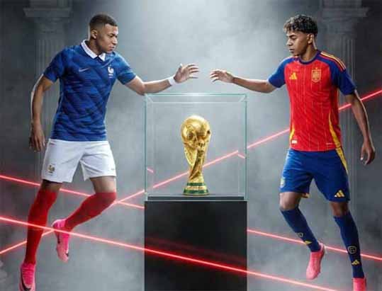 موعد مباراة فرنسا وإسبانيا في نصف نهائي كأس العالم والقنوات الناقلة للمباراة