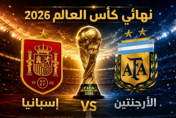 قناة مجانية تتيح نقل المباراة النهائية للمونديال بين إسبانيا والأرجنتين