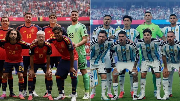 القنوات التي ستبث مباراة الأرجنتين وإسبانيا