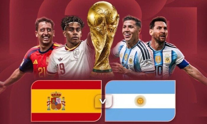 قناة عربية مجانية تبث مباراة إسبانيا ضد الأرجنتين في كأس العالم 2026 مع تفاصيل التردد وموعد اللقاء