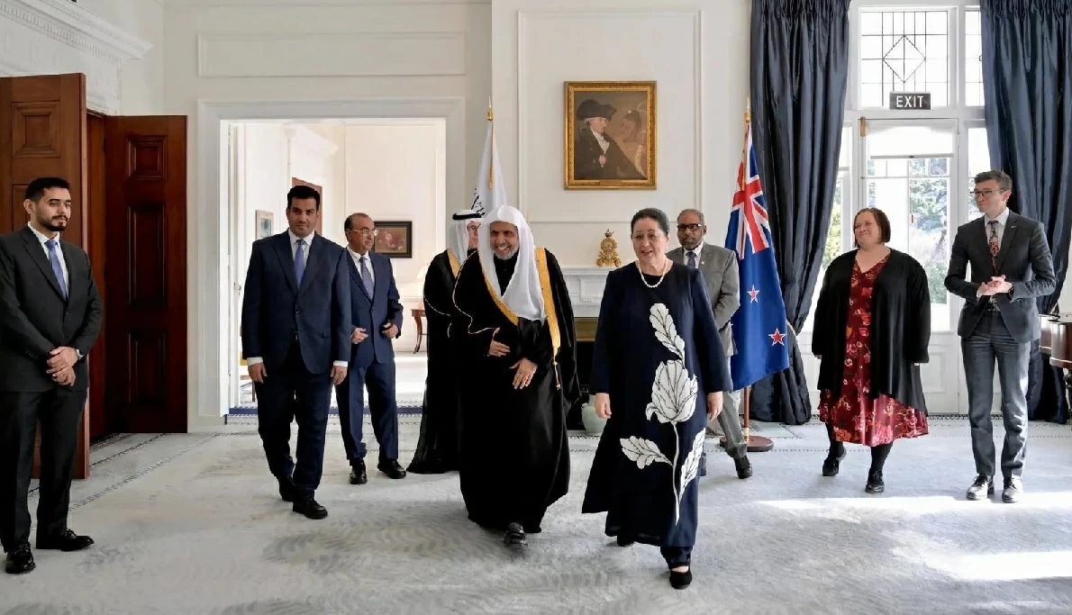الحاكمة العامة لنيوزيلندا تلتقي بالأمين العام لرابطة العالم الإسلامي في لقاء يعزز التعاون والتفاهم الديني والدبلوماسي