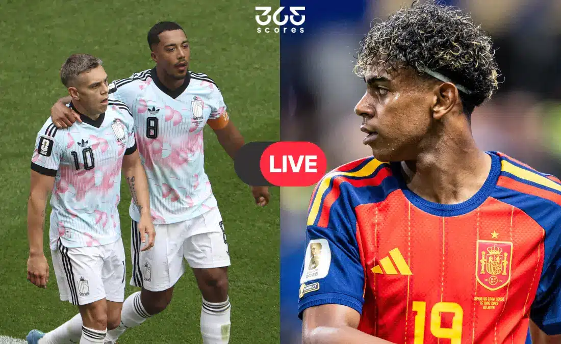 مشاهدة مباشرة مباراة إسبانيا وبلجيكا في كأس العالم 2026 الآن عبر البث الحي
