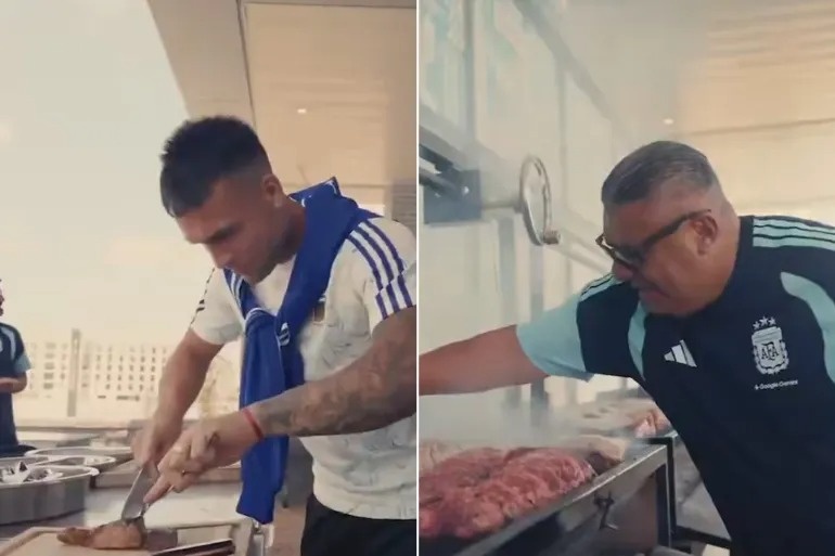 منتخب الأرجنتين يستعد لنهائي كأس العالم بحفل شواء كبير يعكس أجواء الاحتفالات والتأهب