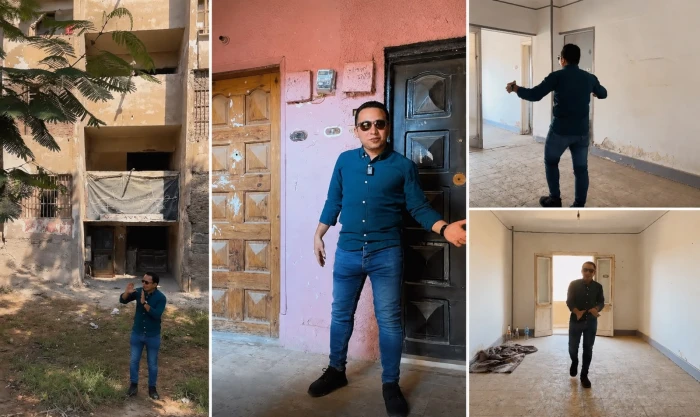 بالفيديو شقة في الجيزة للبيع مقابل 10 آلاف ريال فقط