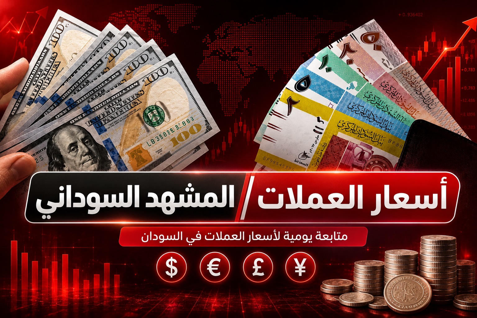سعر الدولار مقابل الجنيه السوداني يتزايد بشكل كبير في السوق السوداء