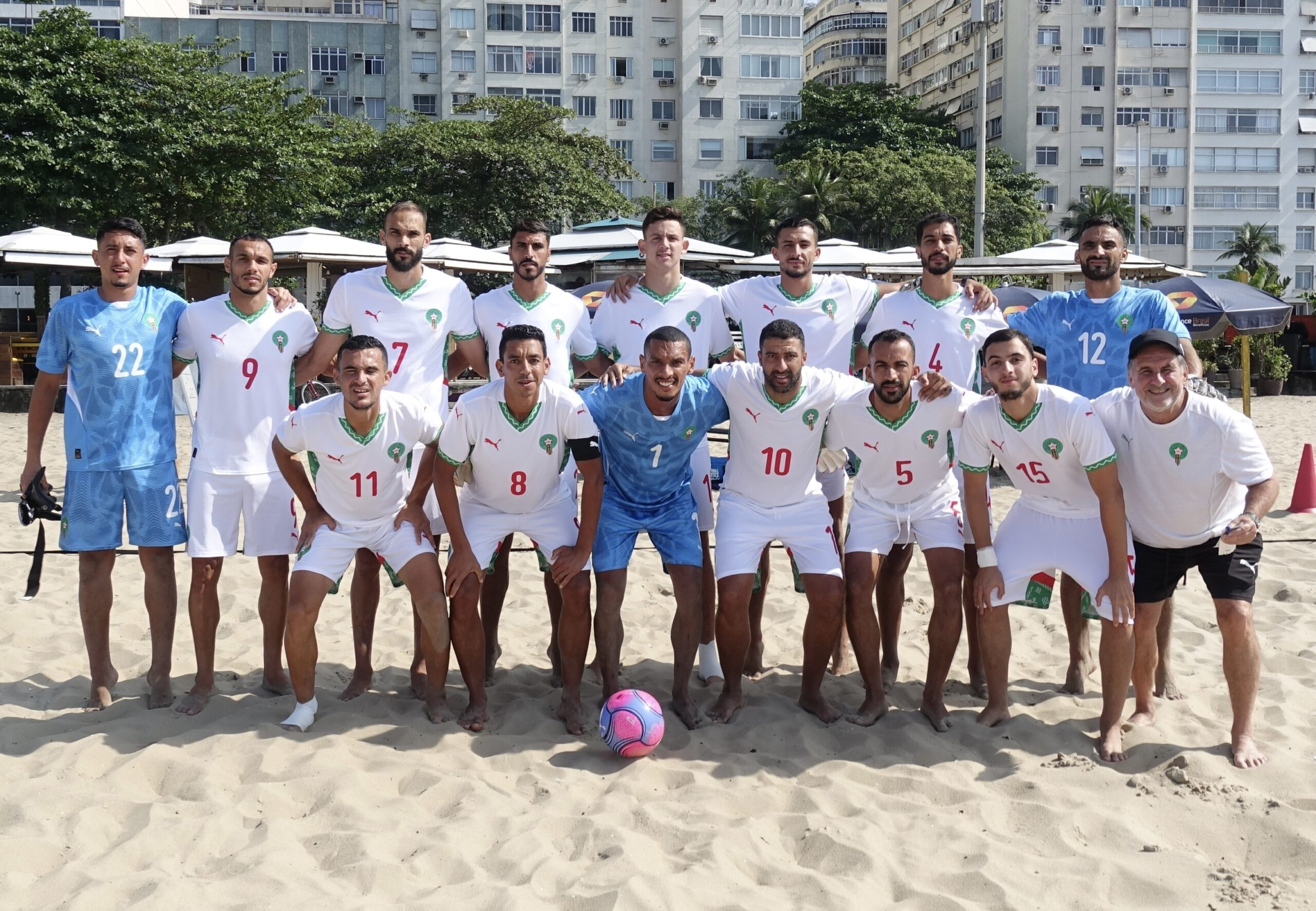 المنتخب المغربي لكرة القدم الشاطئية يحقق فوزًا تاريخيًا على فاسكو دا غاما ويؤكد تفرده في البطولة