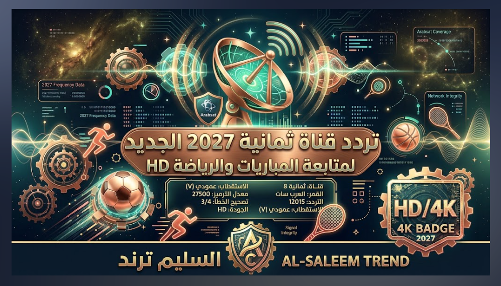 تردد قناة ثمانية 2027 على عرب سات لمتابعة المباريات والرياضة