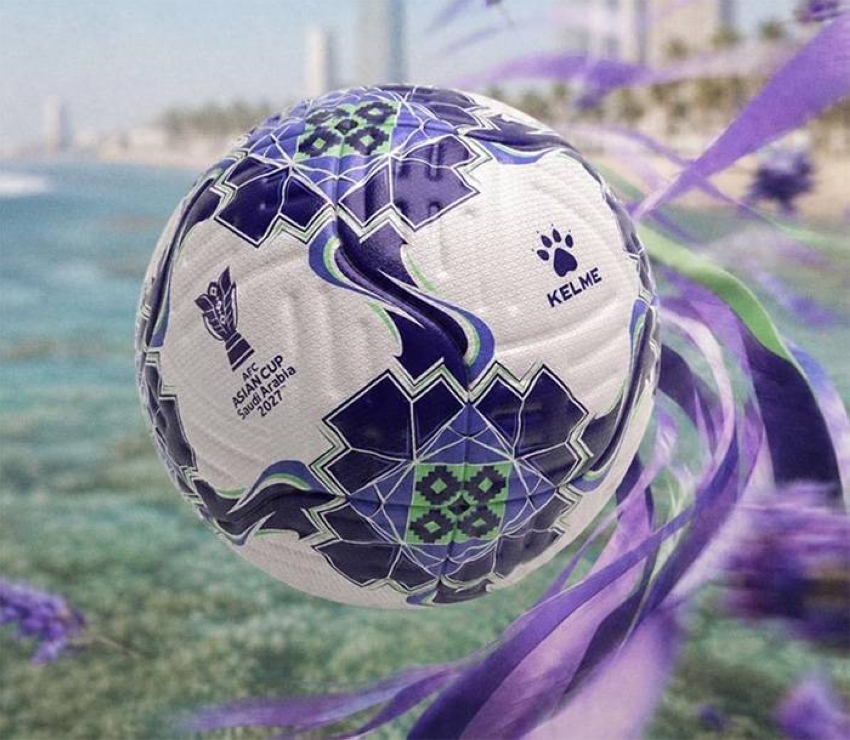خزامى الكرة الرسمية لكأس آسيا السعودية 2027 تجمع بين الأناقة والتصميم العصري لدعم البطولة العالمية