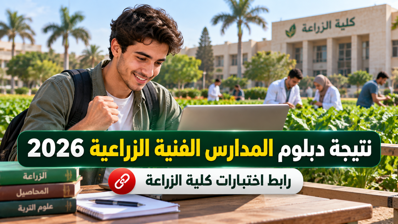 نتيجة دبلوم المدارس الفنية الزراعية 2026 ورابط الزراعة