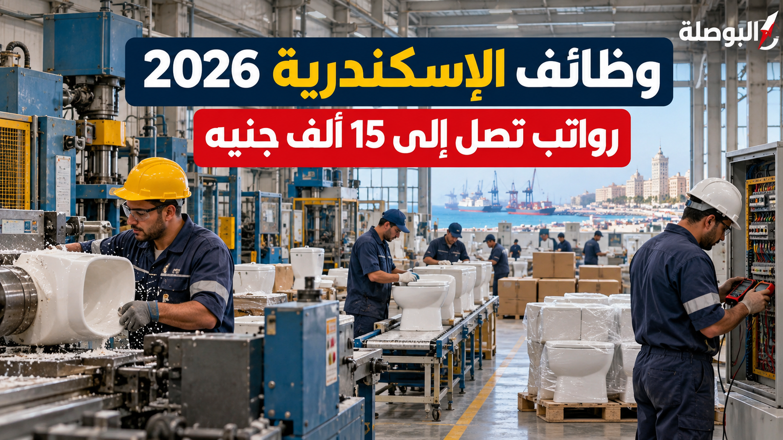 وظائف الإسكندرية 2026.. رواتب تصل إلى 15 ألف جنيه