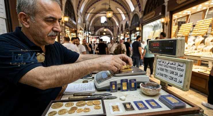 أسعار الذهب في تركيا تتراجع بشكل طفيف في ظل ترقب الأوضاع الاقتصادية والأسواق العالمية