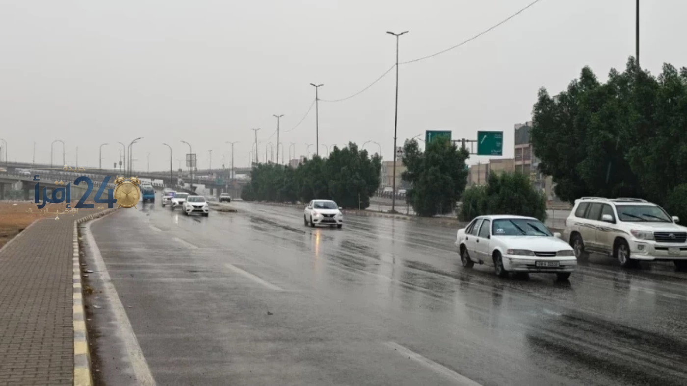 حالة الطقس في العراق تتسم بزخات المطر وارتفاع درجات الحرارة إلى 43 درجة مئوية