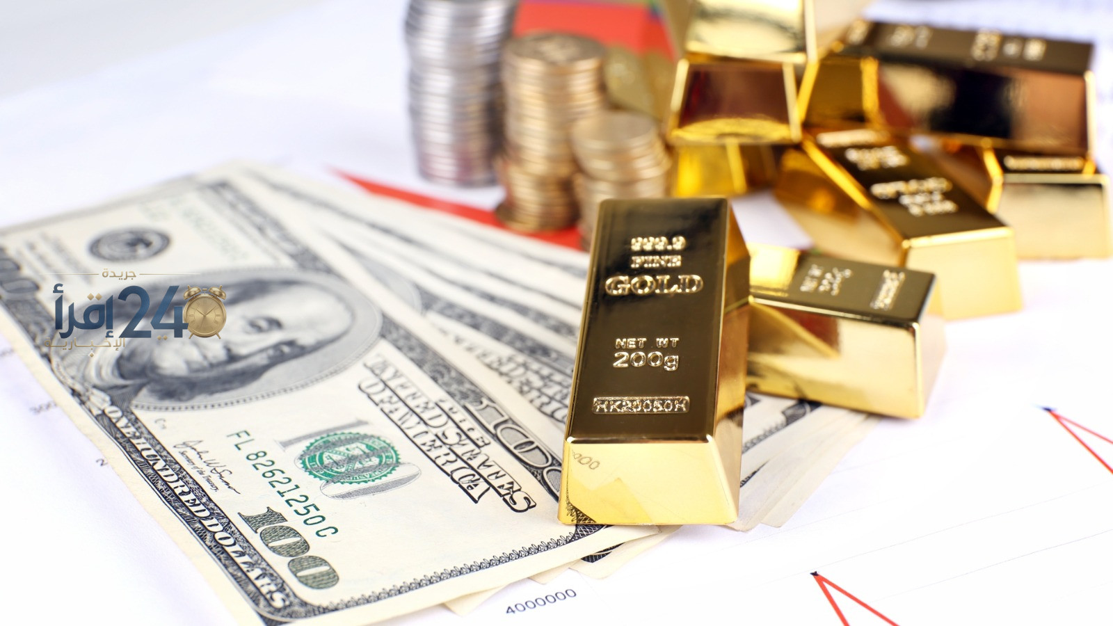 ارتفاع أسعار الذهب والدولار في الأسواق العالمية أخبار اقتصادية