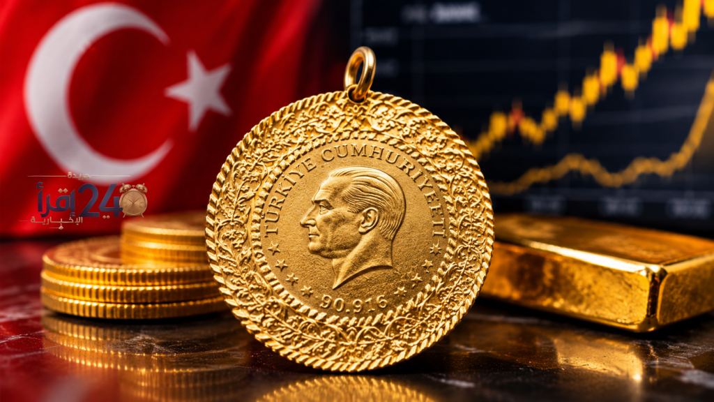 سعر ربع ليرة الذهب في تركيا يتراجع اليوم الأربعاء 21 أكتوبر 2026