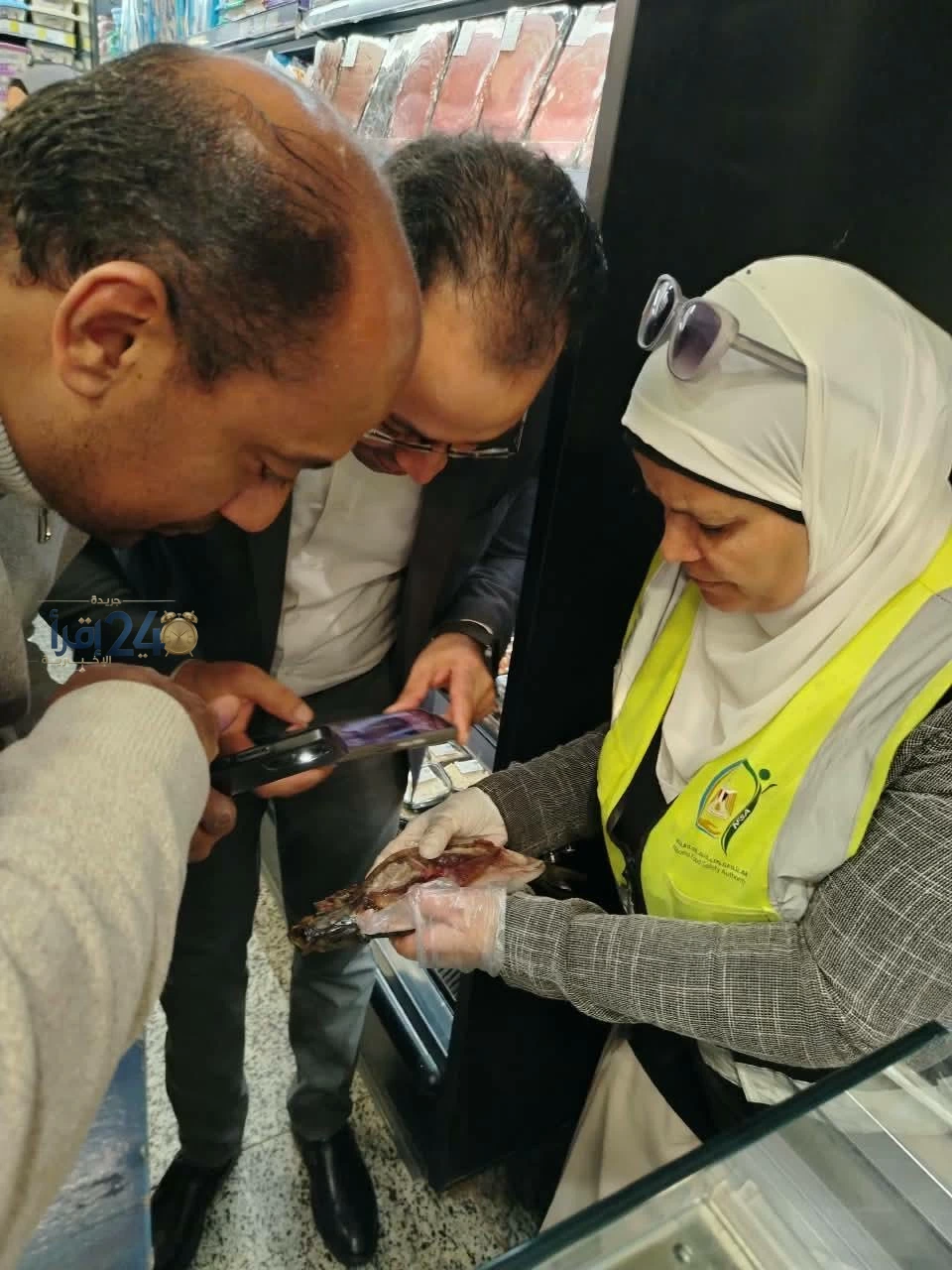 ضبط 288 كيلوجرام من الفراخ واللحوم والكبدة الفاسدة خلال حملات رقابية في الفيوم