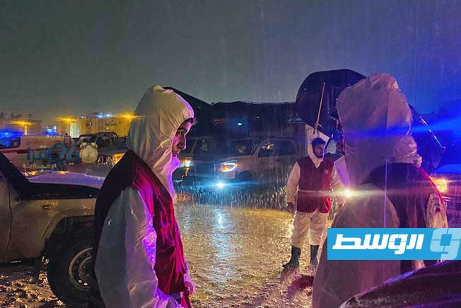 تحذير هام للمسافرين على الطريق بين أمساعد وطبرق بسبب الظروف الجوية غير المستقرة