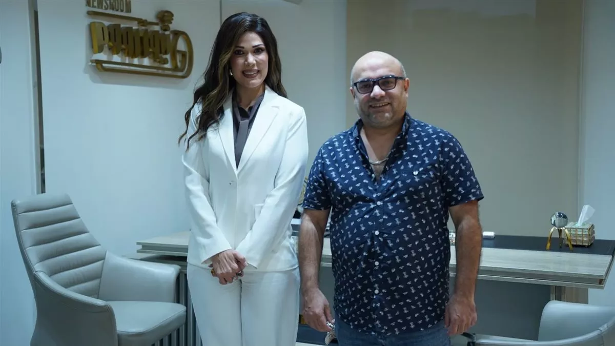 خبيرة المشهد الفلكي والتوقعات وفاء حامد تتحدث خلال ندوة صحفية في “نيوز رووم”