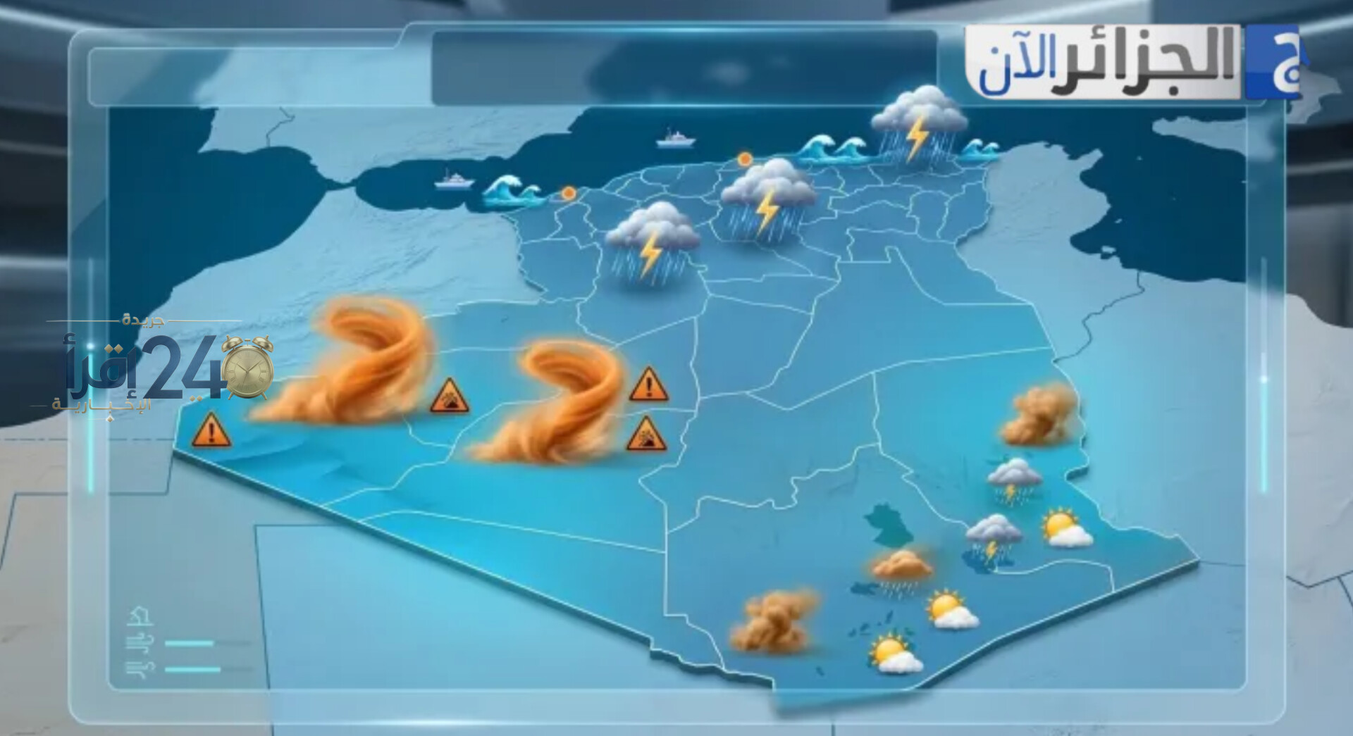 الأحوال الجوية في الجزائر ليوم الأربعاء 21 أكتوبر 2026