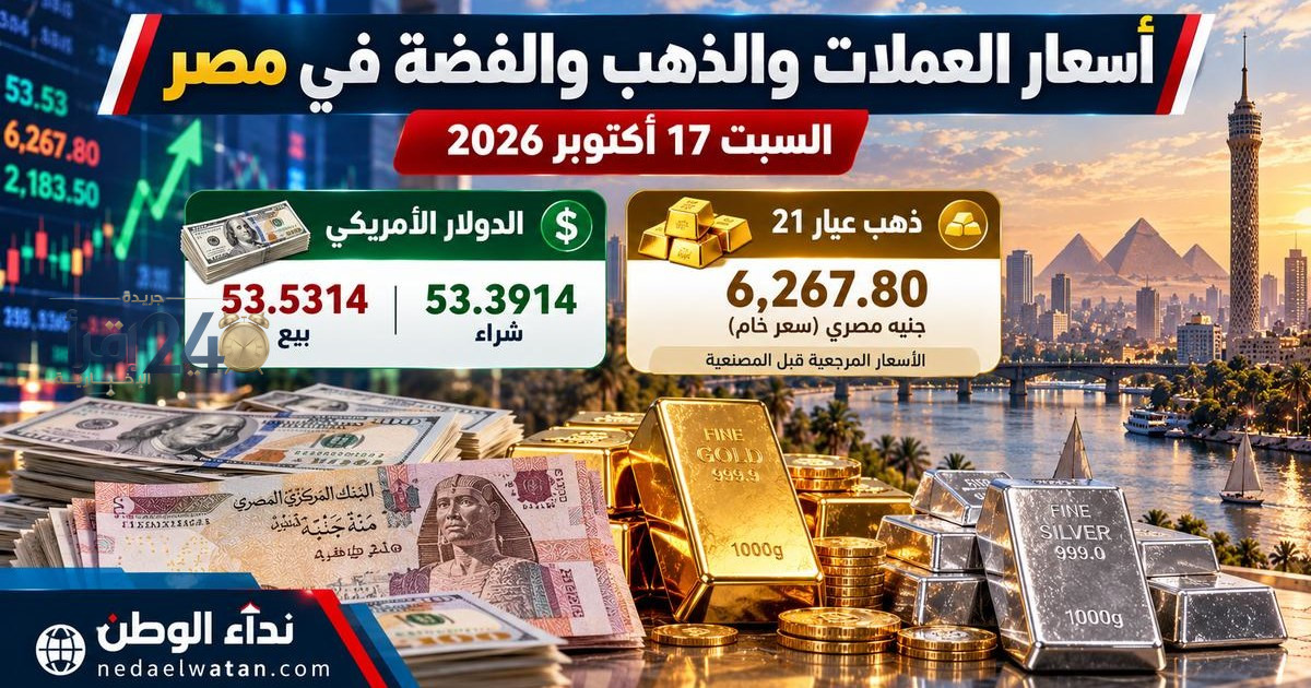 تحديثات سعر الدولار والعملات الأجنبية والذهب والفضة في الأسواق المصرية